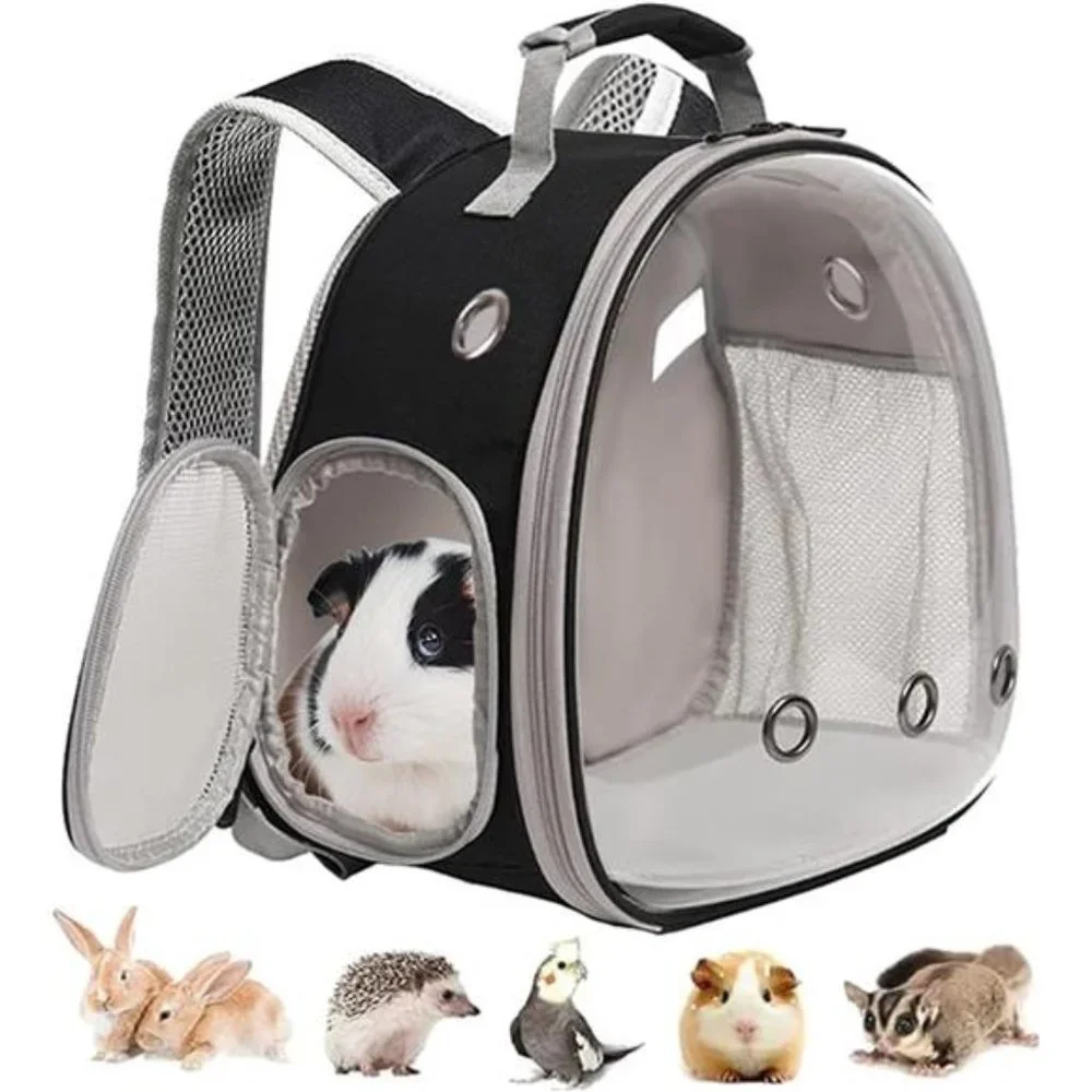 Guinea Pig Backpack, Space Capsule Bubble Window Small Animal Backpack